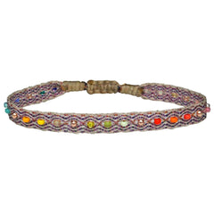 MT80 COLORS MIX 03 צמיד רקום חרוזי גולדפילד