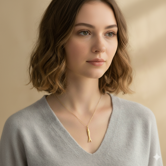 תליון דג זהב