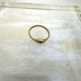 טבעת זהב טיפה מעודנת