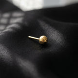 עגיל זהב צמוד - כדורון קטן 24 קראט