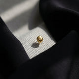 עגיל זהב צמוד - כדורון קטן 24 קראט