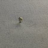 עגיל זהב צמוד - כדורון של 18 קראט