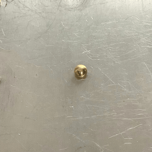 עגיל זהב צמוד - כדורון של 18 קראט