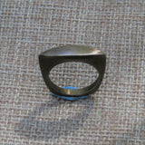 Flat top ring טבעת פליז