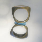 Flat top ring טבעת פליז