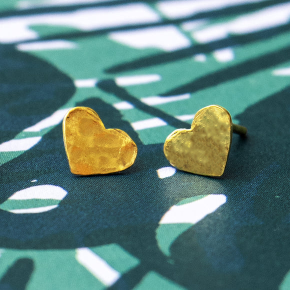 עגילי זהב צמודים